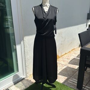 DKNY Elegant Black Sleeveless  Dress
